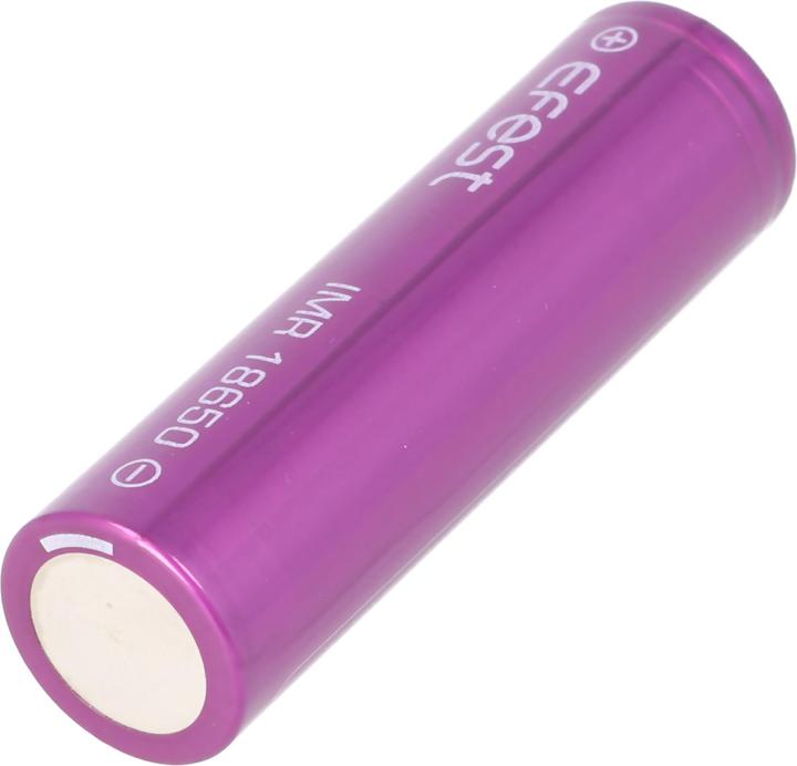 Actual product image Efest Akku Purple IMR 18650 (Flat Top) (1 pcs., 18650, 3500 mAh)