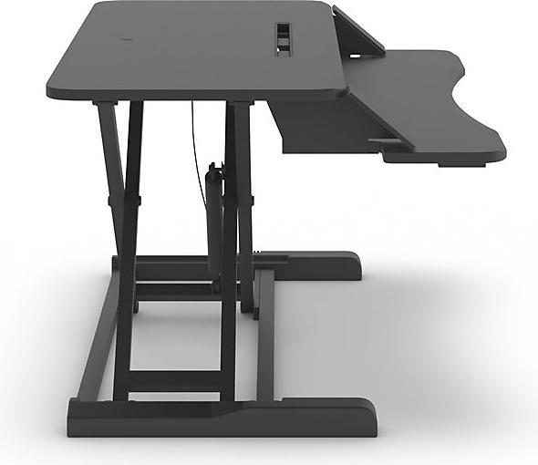 Actual product image Fellowes Corsivo™ sitting/standing workstation, HxWxD 110 x 800 x 615 mm, black.