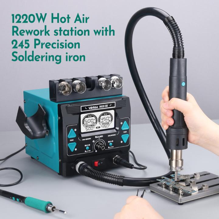 Produktbild Yihua 992D-III 2in1 1220W Präzision Lötstation und Rework Station