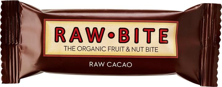 Actual product image Raw Bite Organic Raw Food Cocoa Bar 12 x 50 g (700 g)
