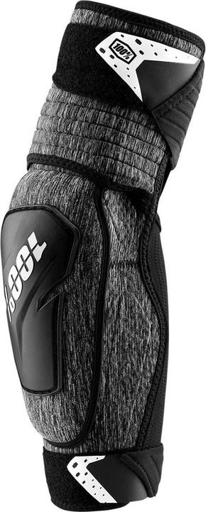 Actual product image 100% PROTECCIONES Fortis Elbow Guards Heather Grey/Black-S/M Elbow Guards, Black, ESTANDAR (S, M, Elbow protectors, Unique specimen)