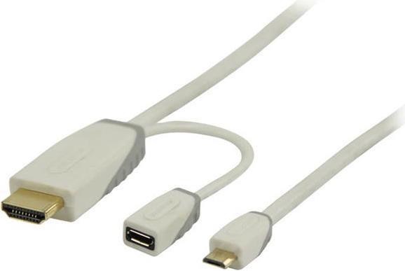 Actual product image Bandridge SM MHL adapter cable (1 m, Other, HDMI)