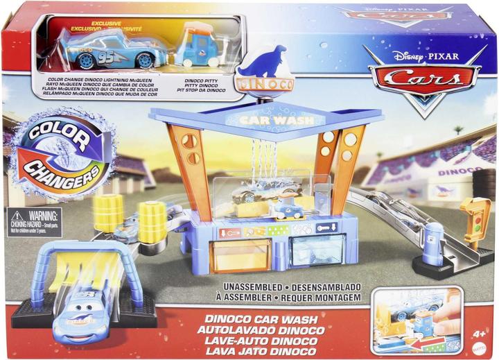 Image du produit Disney Cars Kit de jeu de lavage de voiture à changement de couleur Dinoco