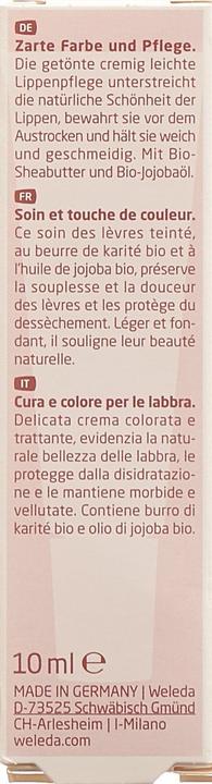 Produktbild Weleda Lip Balm Berry Red (getönte Lippenpflege, 10 ml)