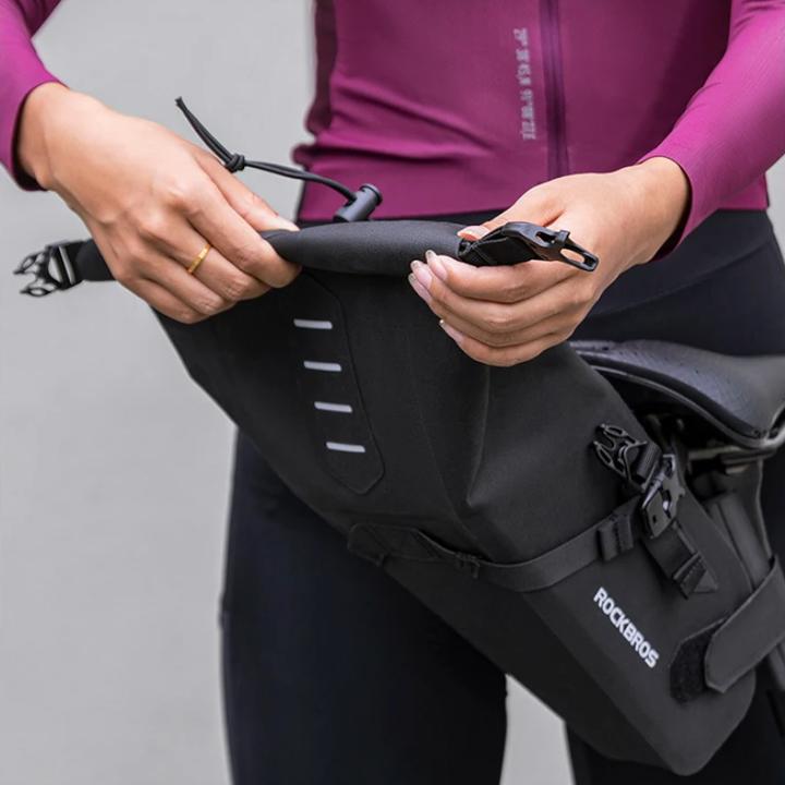 Actual product image Rockbros 30130061001 bicycle bag 3L - black (3 l, Frame bag)