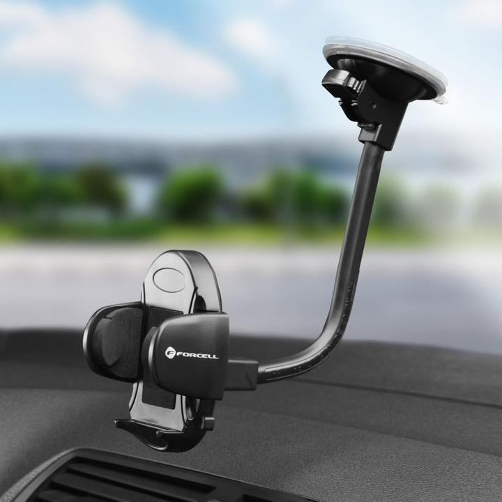 Produktbild Forcell Stylus F-GRIP Oval 27 cm car holder for windshield / dashboard / air vent black