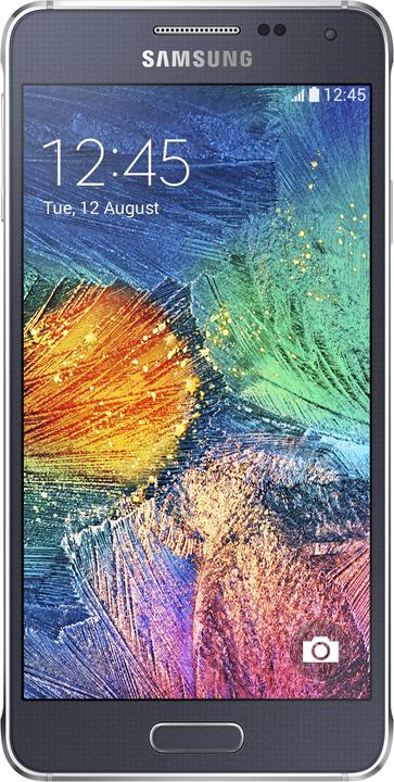Samsung Galaxy Alpha (32 GB, Charcoal Black, 4.70", 12 Mpx, 4G)