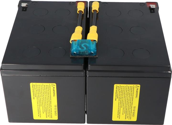 Produktbild CSB Akku passend für APC Ersatzbatterie Nr. 6 APC-RBC6, SCD6 Ersatzbatterie vormontiert mit Kabel un