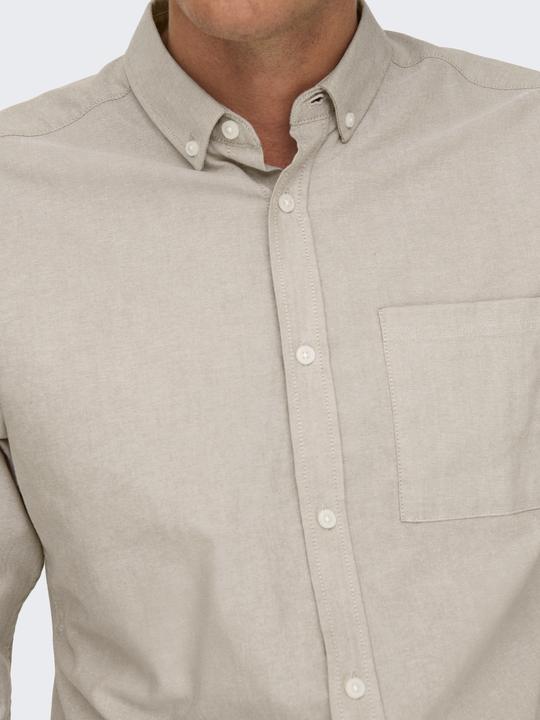 Produktbild Only & Sons Slim Fit Button-Down Kragen Hemd Oxford Hemd (M)
