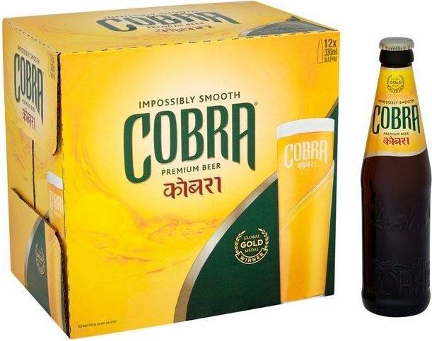 Immagine prodotto Cobra Beer COBRA Lager Crate di birra 24 x 330 ml / 5 % India (24 x 33 cl)