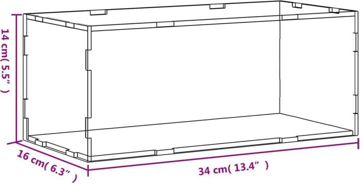 Produktbild VidaXL Jerrine (34 x 16 x 14 cm)