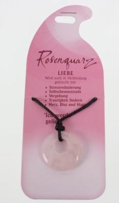 Roost Halsband Liebe G214 Rosenquarz (Rosenquarz)
