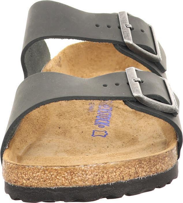 Actual product image Birkenstock Arizona Soft Bedding Greasy Leather Nubuck Normal (41)