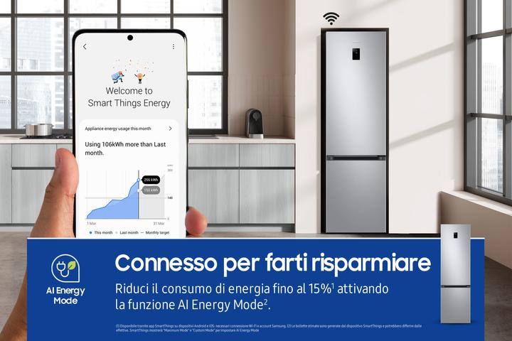 Actual product image Samsung RB38C774DSA No Frost EcoFlex Combined Refrigerator (390 l)