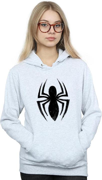 Immagine prodotto Spider-Man Ultimate Spider Logo Felpa con Cappuccio Donna (XL)