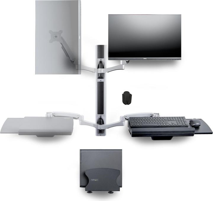 Produktbild StarTech COM Workstation Wandhalterung VESA-Halterung fur 32 Monitor 10kg Schwenkbare Monitorhalteru (Wand, 32")
