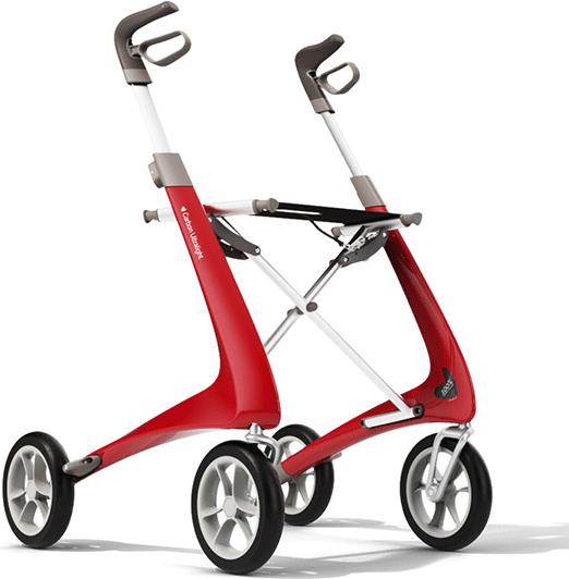 Produktbild Russka Rollator Carbon Ultralight Perlweiss
