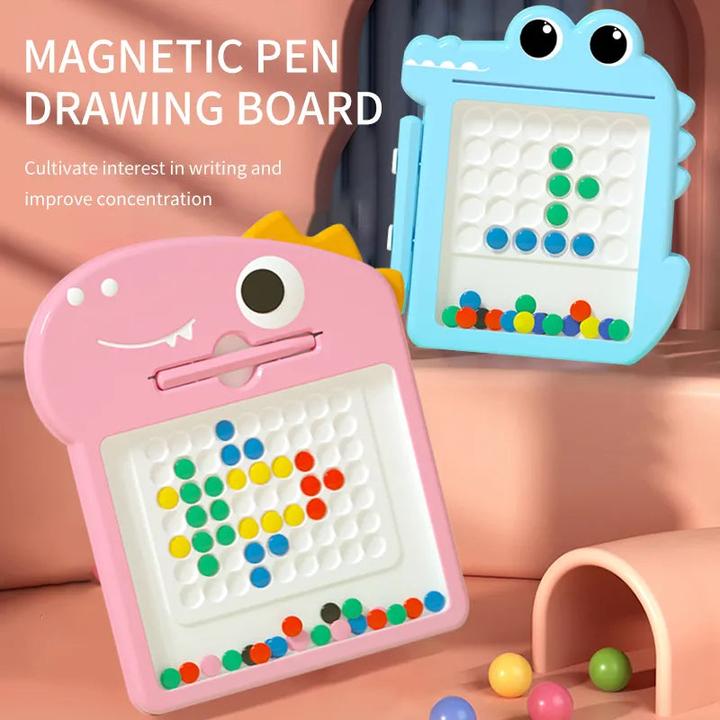 Image du produit Activity Board Stylo magnétique Tableau à dessin Enfants Jouets éducatifs, petit bleu
