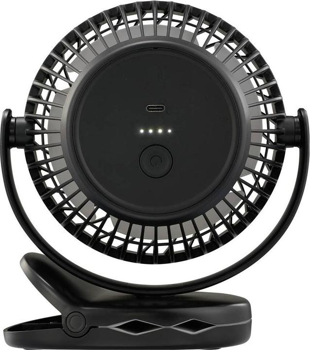 Actual product image Sygonix Akku-Ventilator 4 W Schwarz (55 dB)