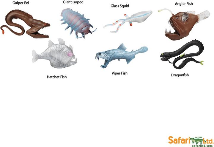 Produktbild Safari Toobs Tiefseekreaturen (3) Inhalt: 7 Stück