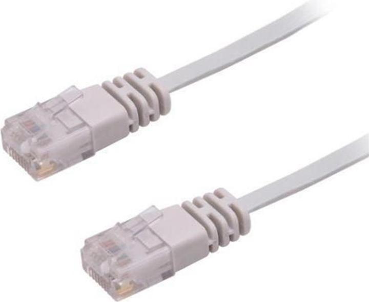 Image du produit MicroConnect V-UTP610-FLAT Câble réseau 10 m Cat6 U/UTP (UTP) Gris (U/UTP, CAT6, 10 m)