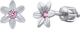 Immagine prodotto Silvego Orecchini a fiore in argento con zirconi rosa SILVEGOB70449BDSP
