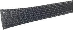 Produktbild Rs Pro Kabelschlauch Schwarz PET für Kabel-Ø 5mm bis 12mm, Länge 15m Umflochtener Dehnbar (Kabelschlauch, 15.50 cm)