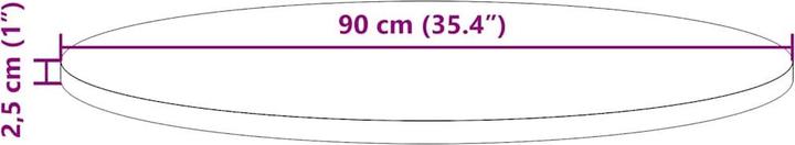 Immagine prodotto VidaXL Skylar (90 x 2,5 cm)