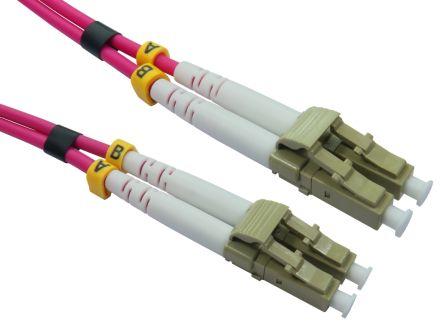Actual product image Rs Pro LC to LC Duplex Multi Mode OM4 Fibre Optic (20 m)
