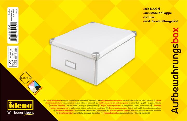 Actual product image Idena Box white 35x28x17cm FSC-Rec
