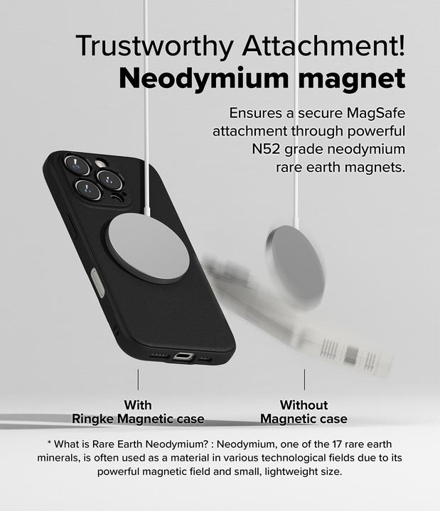 Actual product image Ringke Case for iPhone 16 Pro Max ONYX MAGNETIC BLACK (Apple iPhone 16 Pro Max)