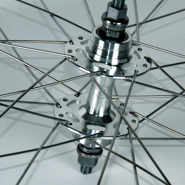 Produktbild Novatec Singlespeed/Fixed Laufradsatz - silber poliert (28")
