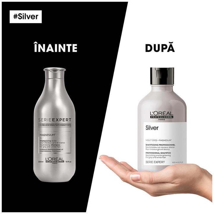 Produktbild L'Oréal Professionnel Serie Expert Silver (300 ml, Flüssiges Shampoo)