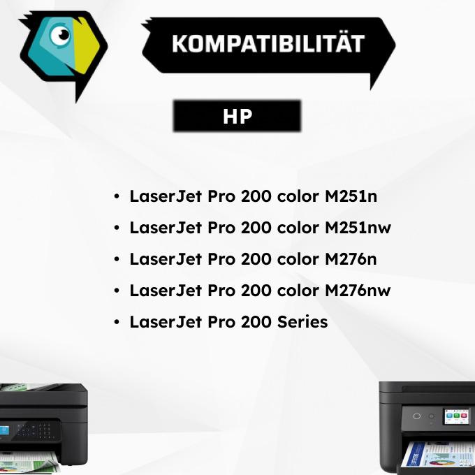 Actual product image Inkadoo Compatible toner for HP CF211A / 131A LaserJet Pro 200 colour M 251 nw LaserJet Pro 200 colour M (C)