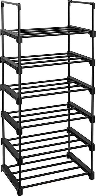Actual product image Songmics Shoe rack black 45.0 x 30.0 x 106.0 cm (45 x 30 x 106 cm)