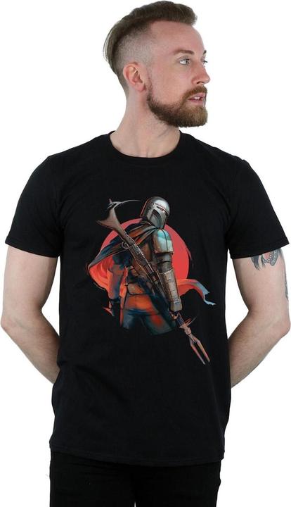 Immagine prodotto Star Wars The Mandalorian Blaster Rifles Maglietta Uomo (XL)