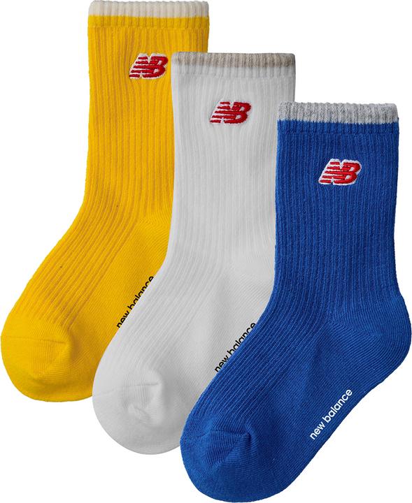 New Balance Kids Patch Logo Midcalf Socks 3 Pair