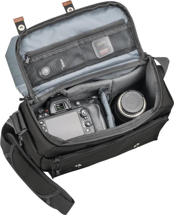 Immagine prodotto mantona Borsa fotografica Milano grande (Borsa a tracolla per fotocamera, 0.12 l)