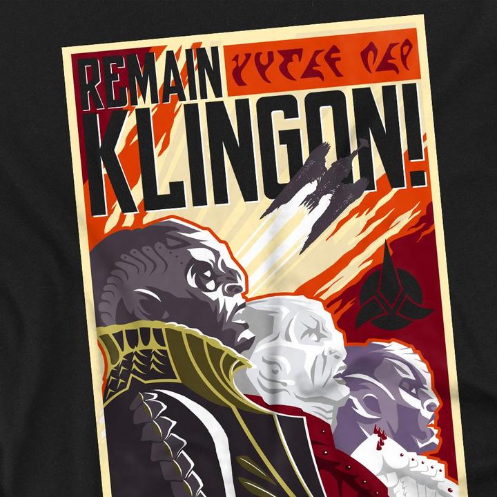 Immagine prodotto Universal Textiles Remain Klingon Maglietta Poster Uomo (5XL)