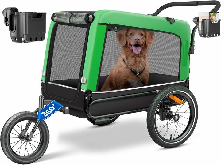 Actual product image Kesser 3-in-1 Hundeanhänger, Hundebuggy & Buggy, 40 kg belastbar