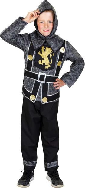 Actual product image MICA Festival Costume - Black knight - for children - 3-piece - various sizes 122/128 (122)