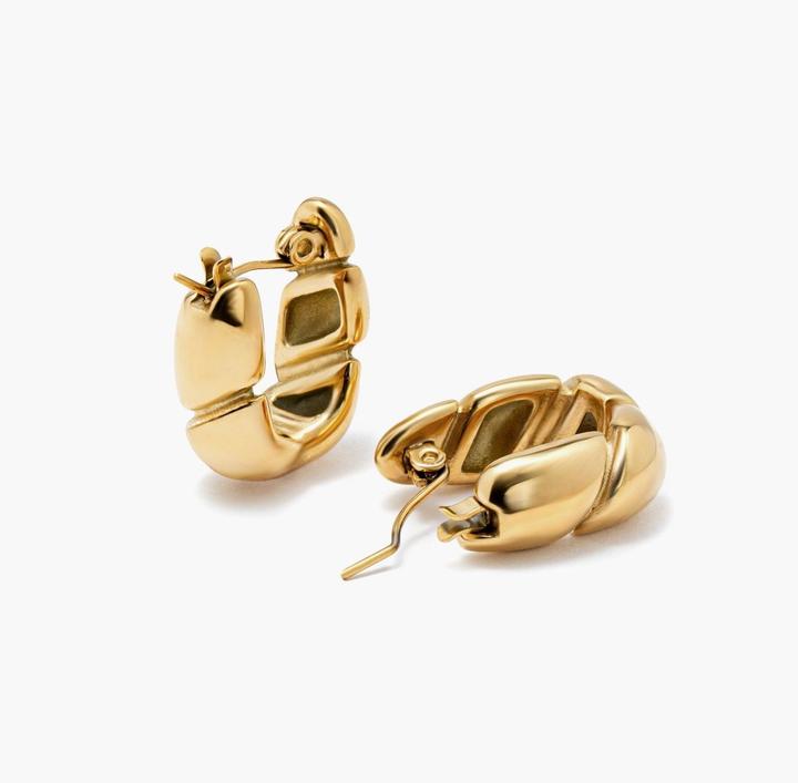 Image du produit Sensora Jewelry Boucles d'oreilles Flow Hoops (Acier inoxydable)