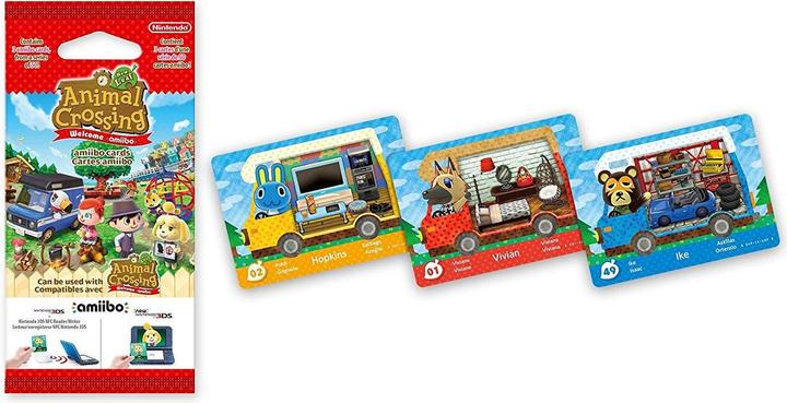 Actual product image Nintendo Animal Crossing: New Leaf amiibo cards (3 pcs.) (Switch)