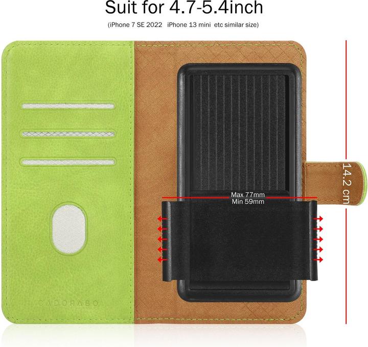 Produktbild Cadorabo Hülle für Samsung Galaxy S3 MINI Book Case Style (Samsung Galaxy S3 Mini)