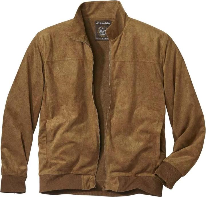 Atlas For Men Mens Faux Suede Fleece Lined Jacket (5XL)