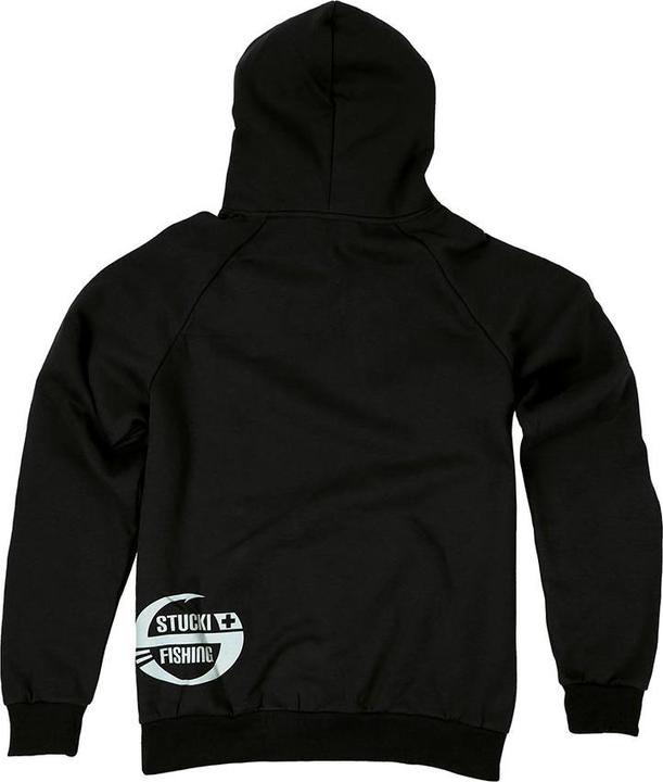 Immagine prodotto Stucki Fishing Hoodie Because Fanatics, Schwarz (XL)