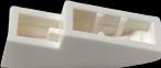 Actual product image LEGO 1x3 Roof Tile Curved White - White Slope Curved Roof Tile 50950 NEW! Quantity 500x (50950, LEGO Classic)