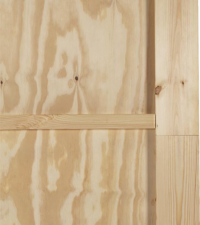 Actual product image VidaXL Sliding door with hardware set 83x202 cm solid pine