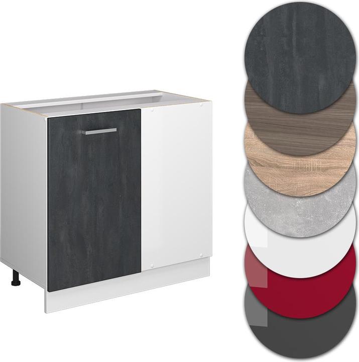 Actual product image Vicco Eckunterschrank R-Line (86 x 46 x 81.5 cm)