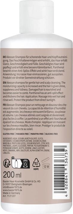 Image du produit Basler Shampooing au lait de jument Aleosan (200 ml, Shampoing liquide)